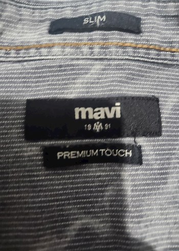 Mavi Gri Denim Erkek Gömlek - Görsel 3