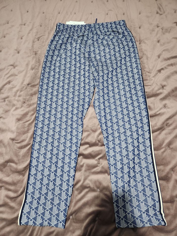 Orijinal Lacoste Monogram Eşofman Altı L - Görsel 3