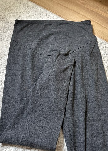 Gri Kadın Normal Boy Tayt - Görsel 2