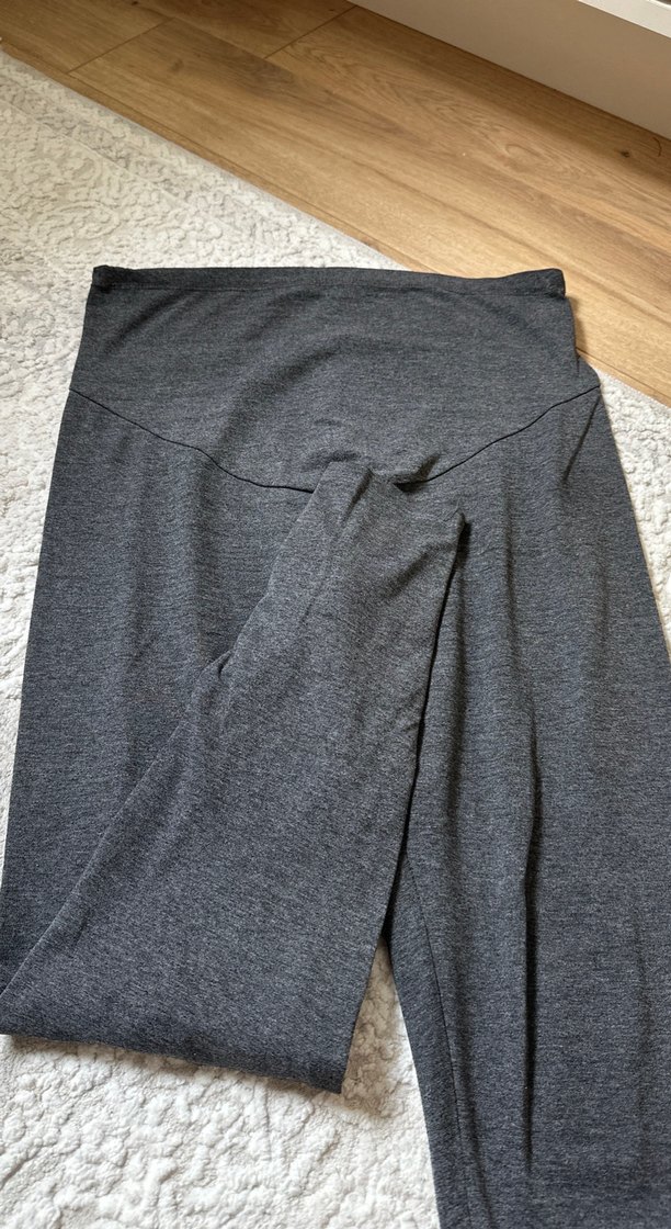 Gri Kadın Normal Boy Tayt - Görsel 2