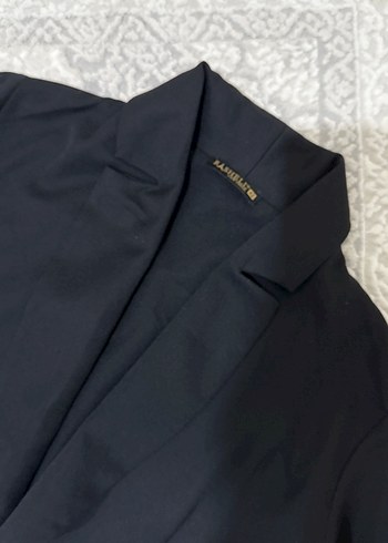 Siyah Kadın Midi Blazer Ceket - Görsel 2