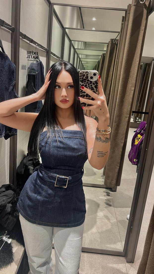 Zara straplez bluz - Görsel 2