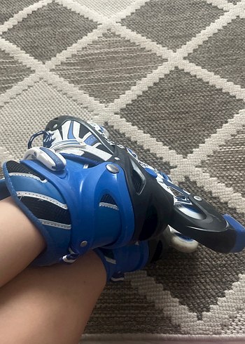 Lacivert Yılan Desenli Erkek Kaykay Patenleri - Görsel 4