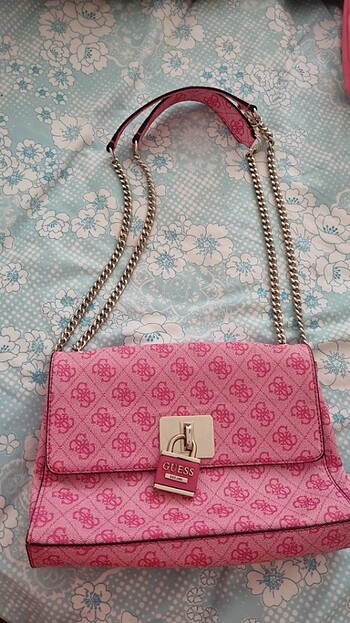 Guess pembe çanta