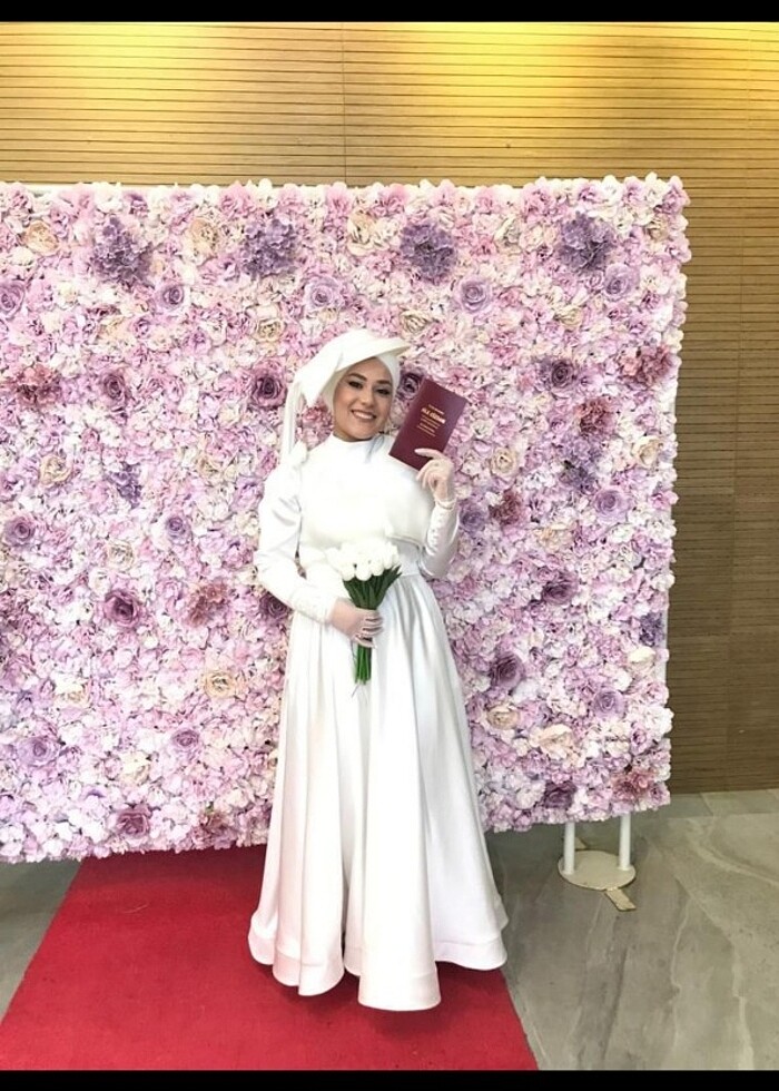 Tesettür Nikah elbisesi  - Görsel 2
