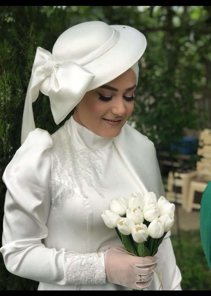 Tesettür Nikah elbisesi  - Görsel 4