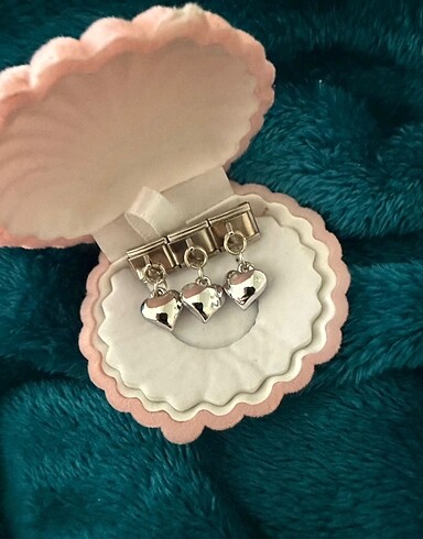 Diğer charm silver balon kalp