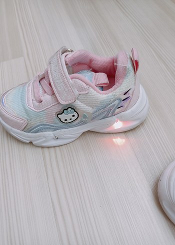 Kız Çocuk Pembe Bağcıksız Sneaker - Görsel 8