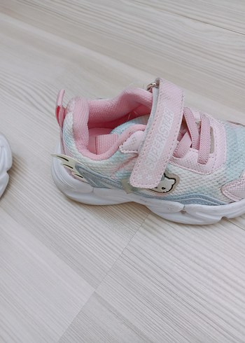 Kız Çocuk Pembe Bağcıksız Sneaker - Görsel 6