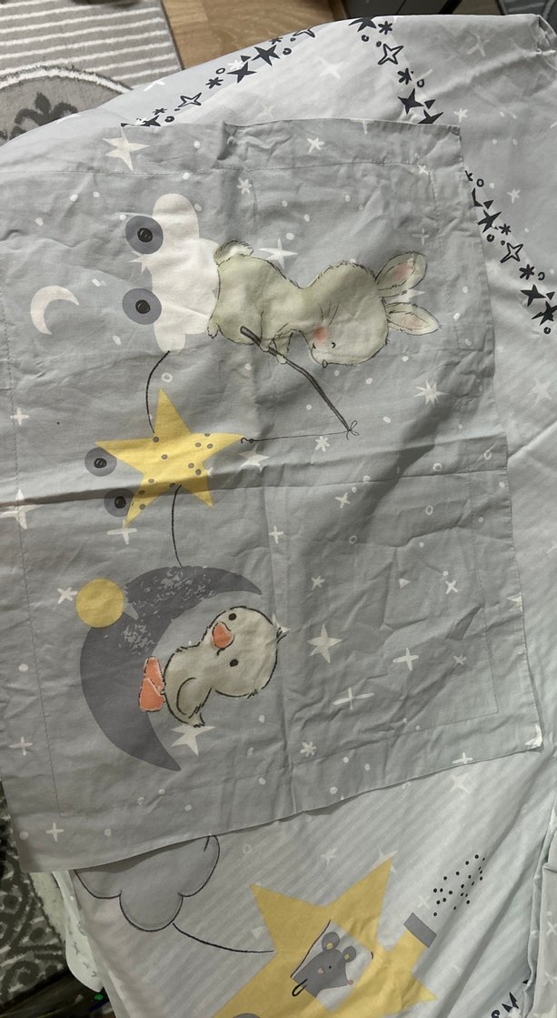 Gri Baskılı Çocuk Nevresim Takımı - Görsel 2