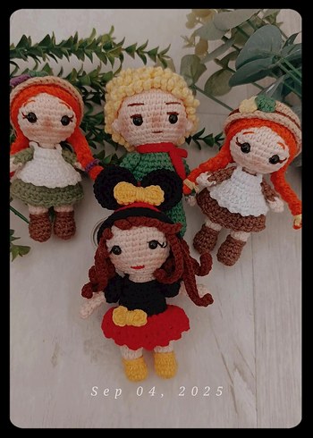 Renkli El Örgüsü Bebekler - Görsel 5