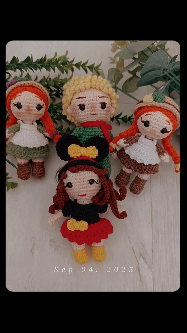 Renkli El Örgüsü Bebekler - Görsel 5