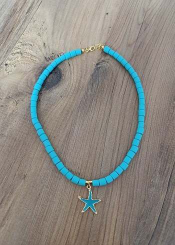 Uzun Beyaz Boncuklu Bohem Kolye ve Bileklik Seti - Görsel 8