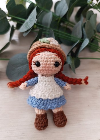 Renkli Örgü Bebek ve Ayıcık Seti - Görsel 2