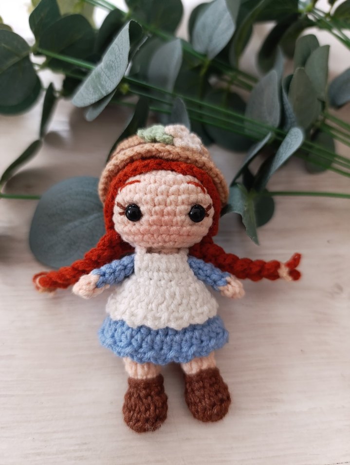 Renkli Örgü Bebek ve Ayıcık Seti - Görsel 2