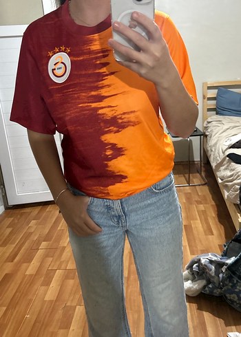 Nike Galatasarayli Turuncu Bordo Tisort