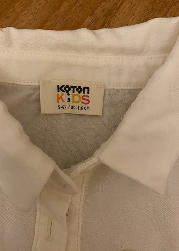 Beyaz Kolsuz Keten Gömlek - Görsel 2