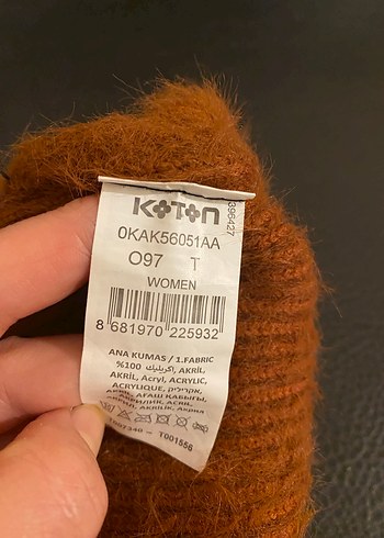 Kahverengi Örgü Bere - Görsel 2