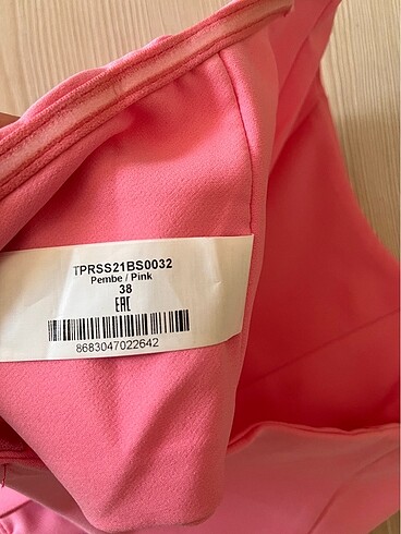 m Beden pembe Renk Pembe crop korse detaylı büstiyer