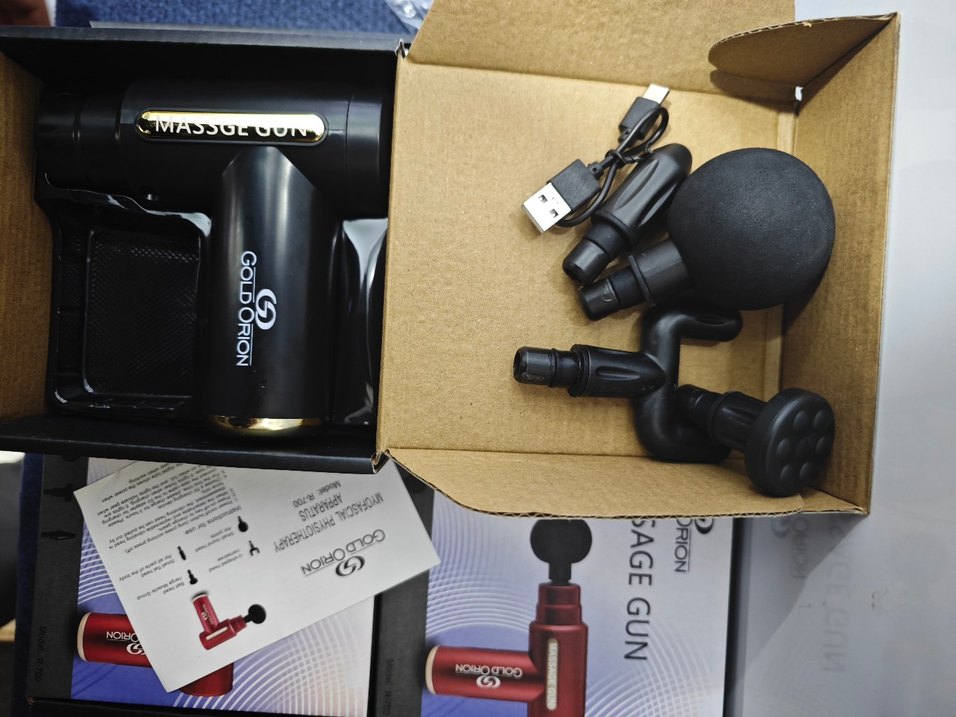 Bordo ve Yeşil Renkli Masaj Tabancaları - Görsel 3