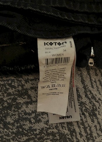 Koton mini kot etek