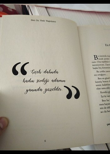 Beden Sen On Yedi Yaşımsın Romanı