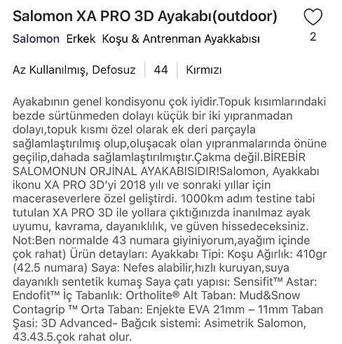 Salomon XA PRO 3D Ayakabı(outdoor) - Görsel 9