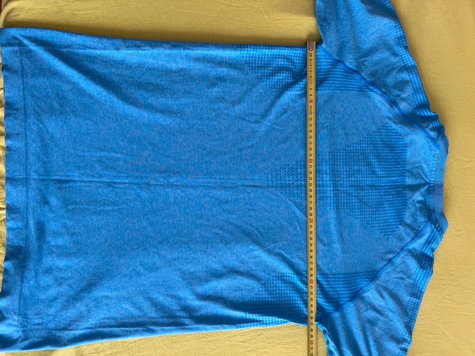 Mavi Elastik Midi Tişörtü - Görsel 2