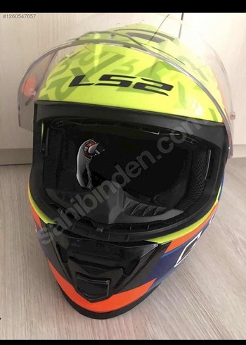 Renkli LS2 Storm Motosiklet Kaskı - Görsel 8
