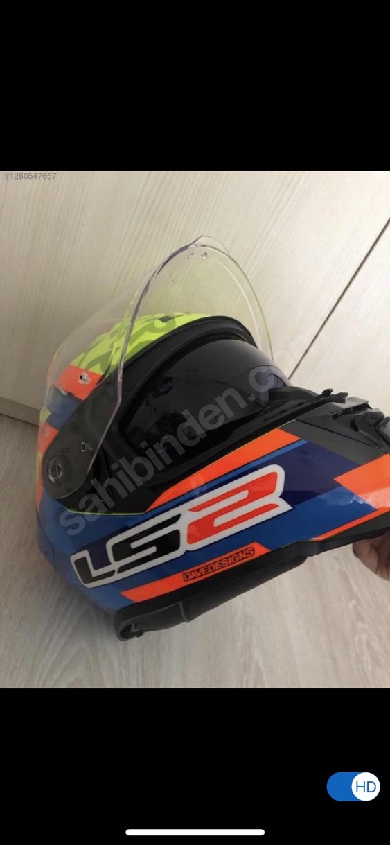 Renkli LS2 Storm Motosiklet Kaskı - Görsel 5