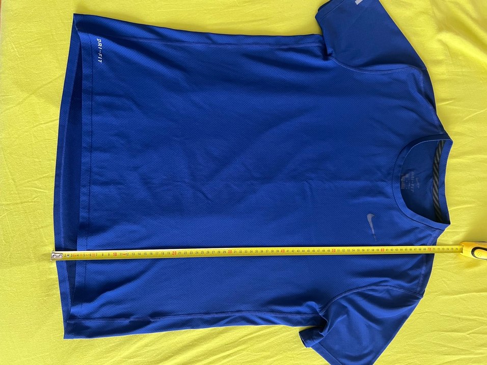 Mavi Erkek Spor Tişörtü, Elastik Kumaşlı - Görsel 2