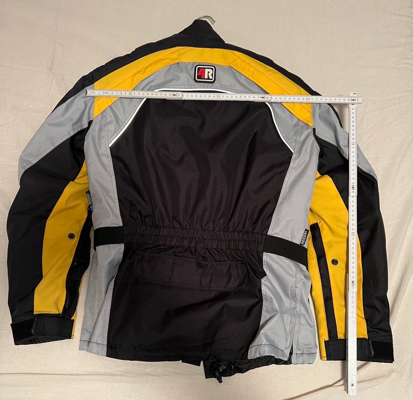 Sarı Gri Erkek motor  Ceketi Fermuarlı - Görsel 2