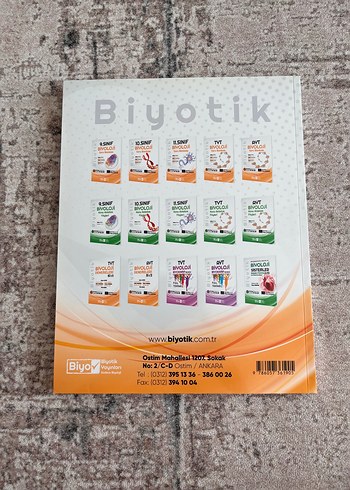 AYT Biyoloji Soru Bankası Video Çözümlü