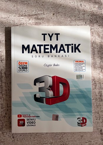 TYT Matematik Soru Bankası 3D Video Çözümlü
