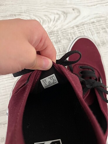 40 Beden bordo Renk Orijinal Vans authentic erkek ayakkabı
