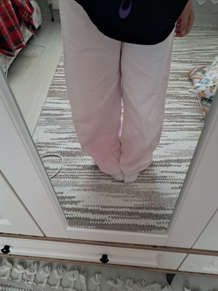 Pembe Midi Regular Fit Kot Pantolon - Görsel 3
