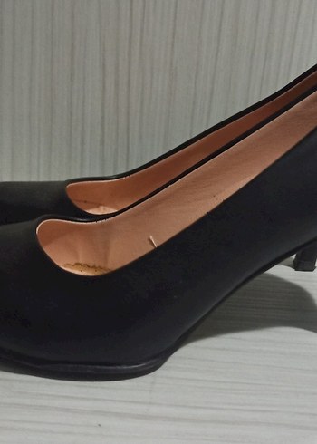 36 Beden Diger Siyah Stiletto Topuklu Kadın Babet