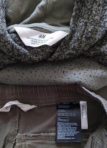 10 Yaş Beden H&M pantalon swift takım, lwc kazak