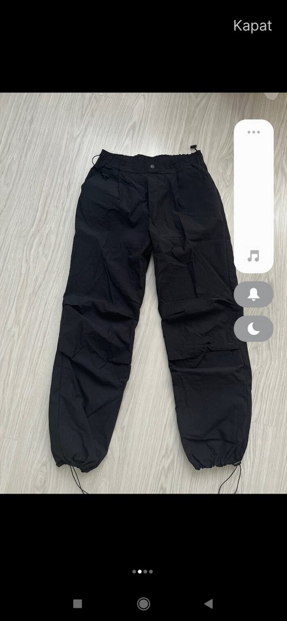Siyah kargo Begy Pantolon kadın yeni. - Görsel 3