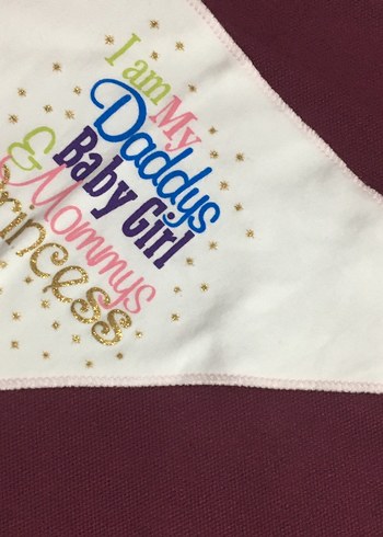 Desenli Pembe Bebek Önlüğü - Görsel 10