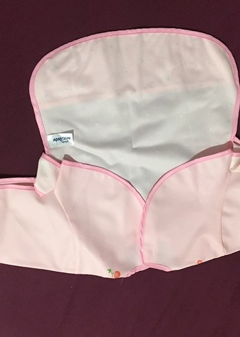 Desenli Pembe Bebek Önlüğü - Görsel 4