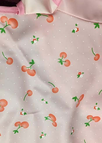 Desenli Pembe Bebek Önlüğü - Görsel 2