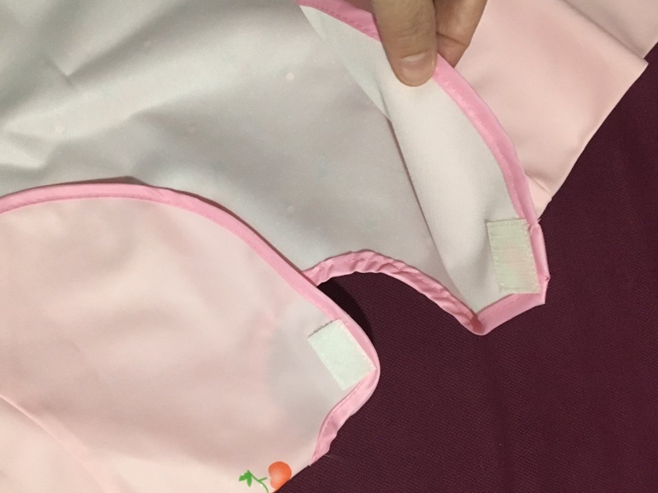 Desenli Pembe Bebek Önlüğü - Görsel 5