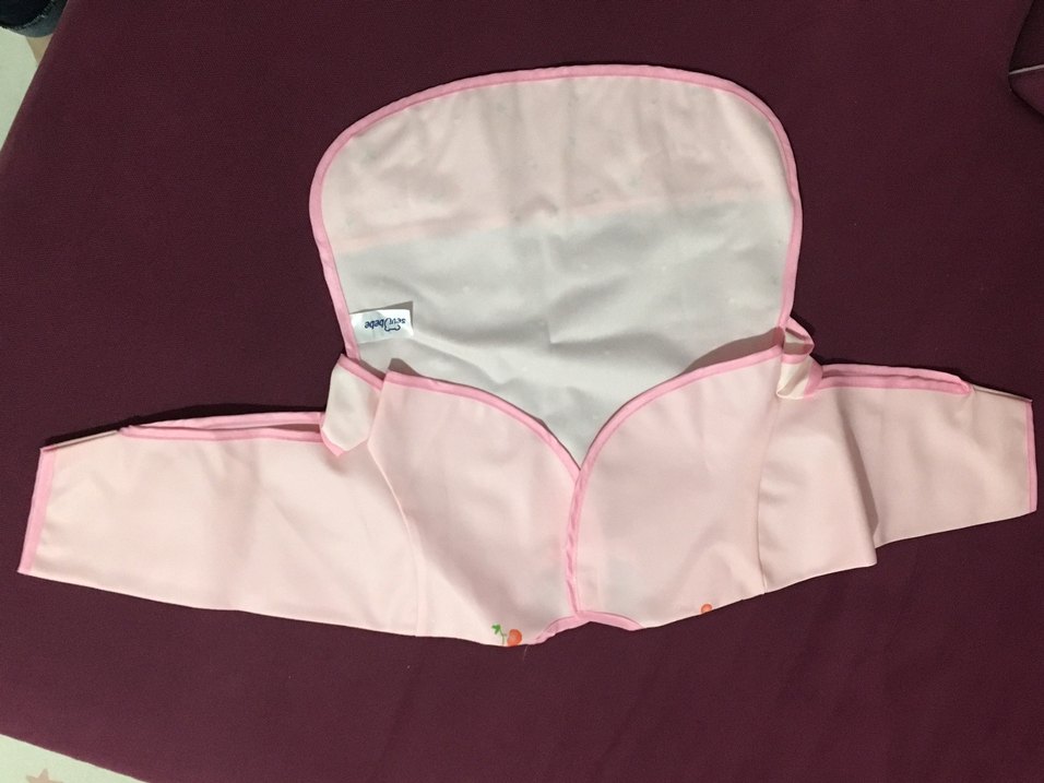 Desenli Pembe Bebek Önlüğü - Görsel 4