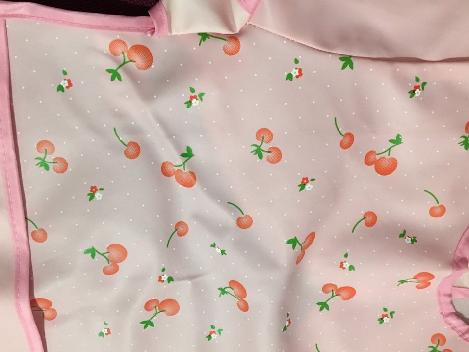 Desenli Pembe Bebek Önlüğü - Görsel 2