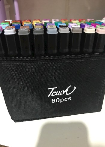 60 Renkli Marker Kalem Seti - Görsel 2