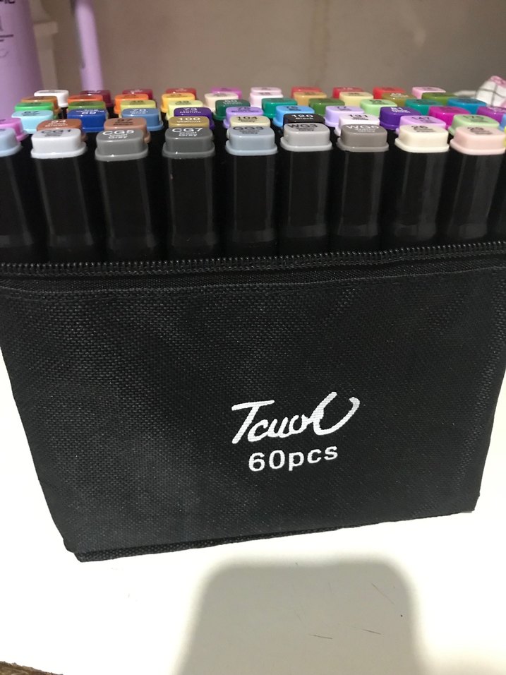 60 Renkli Marker Kalem Seti - Görsel 2