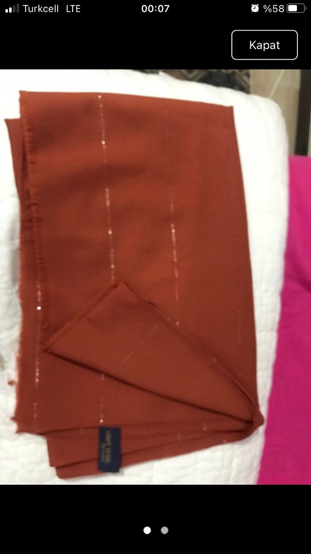 Bohem Çok Renkli Kadın Fular - Görsel 4