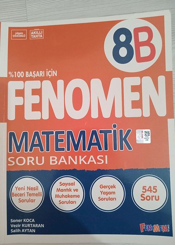  Fenomen 8B Matematik Soru Bankası 545 Soru