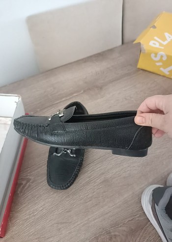 inci Gri Erkek Çocuk Kemerli Loafer